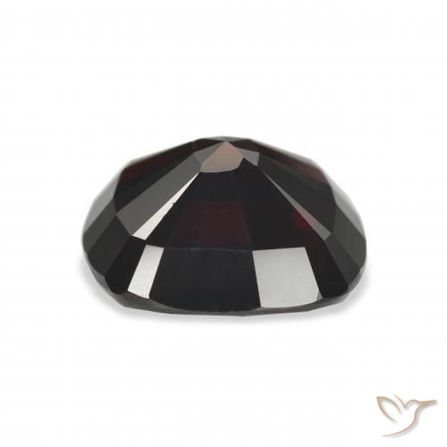Granate almandino Rojo negruzco natural de 9.69 ct, Forma Cojín, VVS-VS