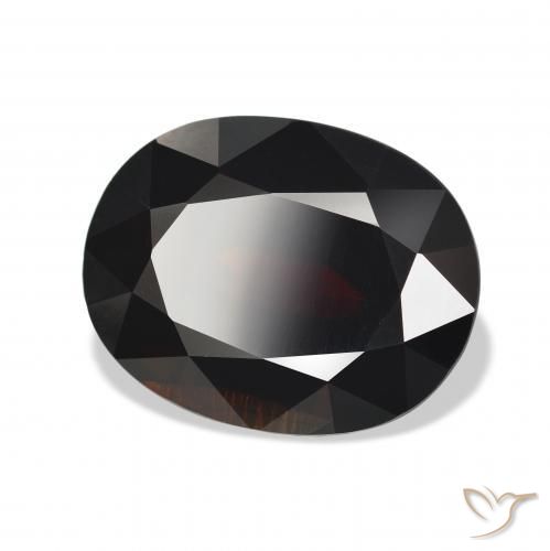 Granate almandino Rojo oscuro natural de 20.68 ct, Ovalada, VS