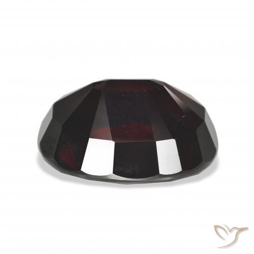 Granate almandino Rojo oscuro natural de 20.68 ct, Ovalada, VS