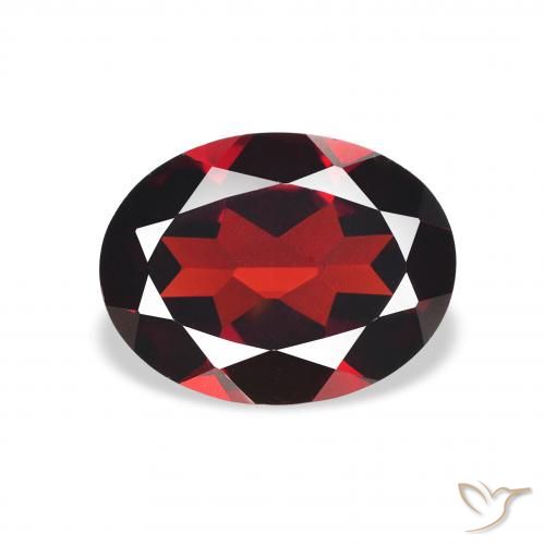2.07ct Natural Rojo oscuro Granate almandino, Ovalada, VVS-VS