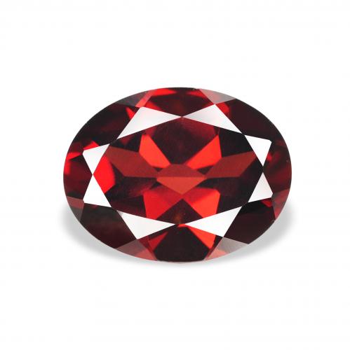 2.30ct Natural Rojo oscuro Granate almandino, Ovalada, VVS-VS