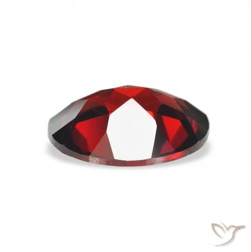Granate almandino Rojo oscuro natural de 2.01 ct, Ovalada, VVS-VS