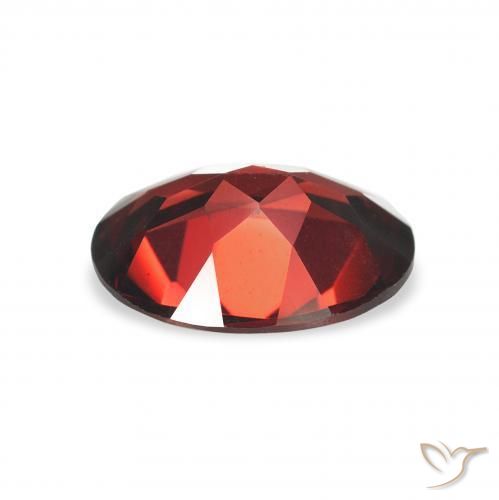 Granate almandino Rojo oscuro natural de 2.00 ct, Ovalada, VVS-VS