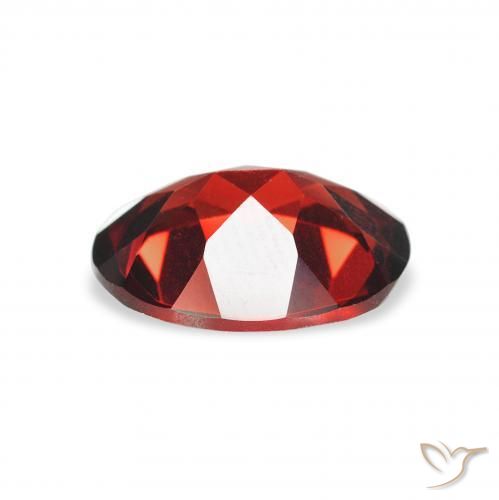 Granate almandino Rojo sangre intenso natural de 2.01 ct, Ovalada, VVS-VS