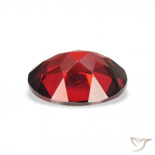 Granate almandino Rojo oscuro natural de 2.34 ct, Ovalada, VS