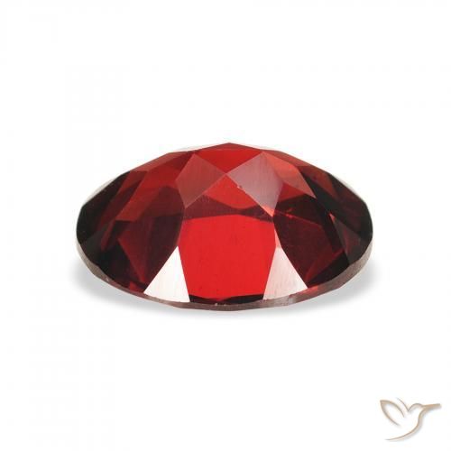 Granate almandino Rojo oscuro natural de 2.25 ct, Ovalada, VS