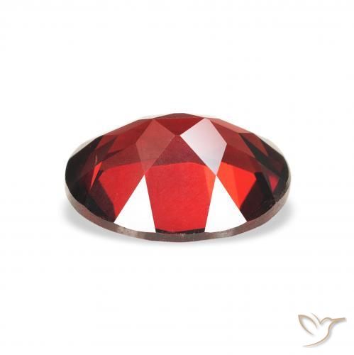 Granate almandino Rojo oscuro natural de 2.24 ct, Ovalada, VS