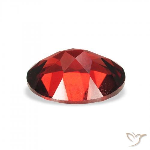Granate almandino Rojo oscuro natural de 2.33 ct, Ovalada, VS