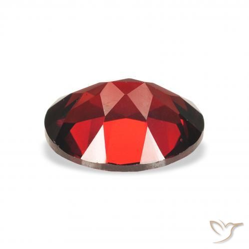 Granate almandino Rojo oscuro natural de 2.41 ct, Ovalada, VS