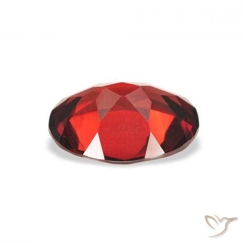 Granate almandino Rojo oscuro natural de 2.07 ct, Ovalada, VS