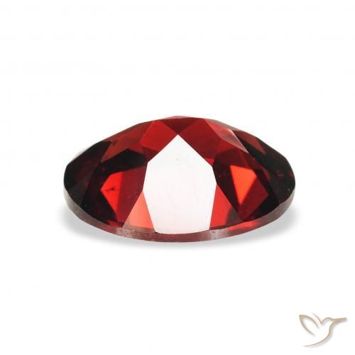 Granate almandino Rojo oscuro natural de 2.14 ct, Ovalada, VS