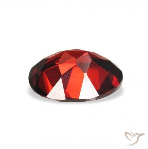 Granate almandino Rojo oscuro natural de 2.03 ct, Ovalada, VS