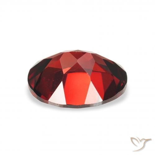 Granate almandino Rojo oscuro natural de 2.37 ct, Ovalada, VS