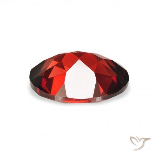 Granate almandino Rojo oscuro natural de 2.31 ct, Ovalada, VS