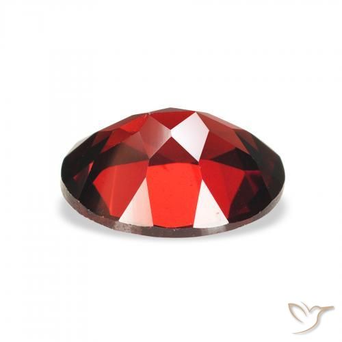 Granate almandino Rojo oscuro natural de 2.23 ct, Ovalada, VS