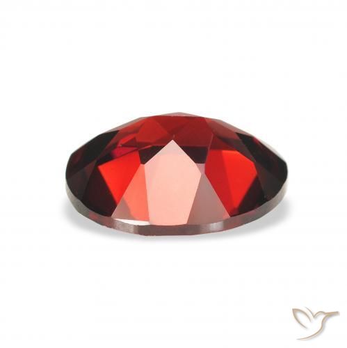 Granate almandino Rojo oscuro natural de 2.24 ct, Ovalada, VS