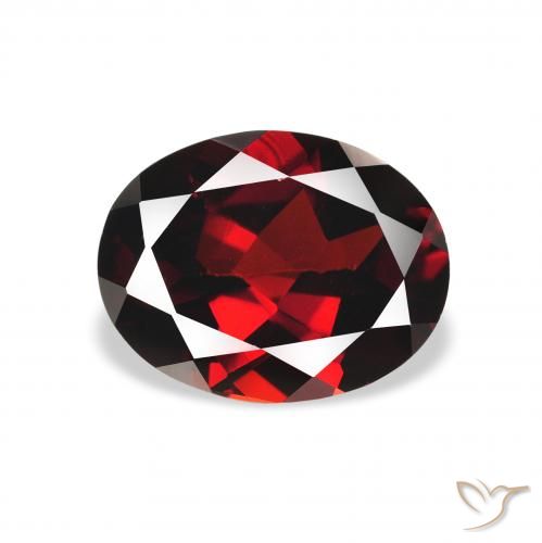 2.30ct Natural Rojo oscuro Granate almandino, Ovalada, VS