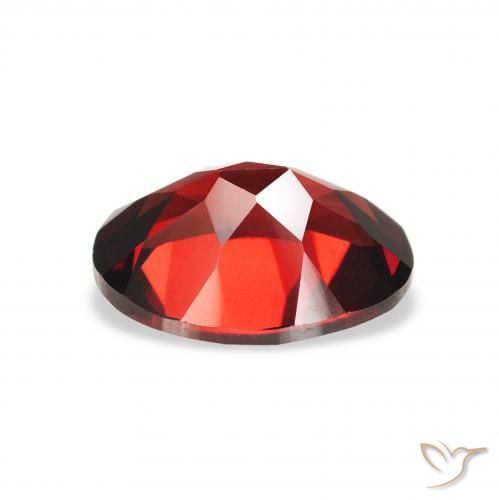 Granate almandino Rojo oscuro natural de 2.26 ct, Ovalada, VS