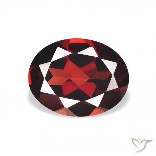 1.98ct Natural Rojo sangre intenso Granate almandino, Ovalada, VS