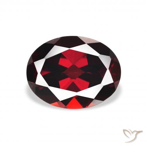 2.41ct Natural Rojo sangre intenso Granate almandino, Ovalada, VS