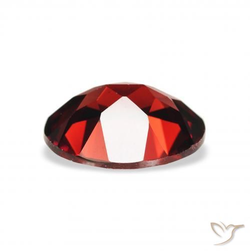 Granate almandino Rojo oscuro natural de 2.15 ct, Ovalada, VS