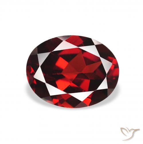 2.32ct Natural Rojo sangre intenso Granate almandino, Ovalada, VS