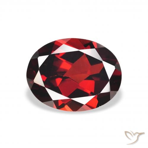 1.94ct Natural Rojo oscuro Granate almandino, Ovalada, VS