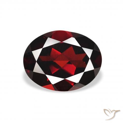 1.99ct Natural Rojo sangre intenso Granate almandino, Ovalada, VS