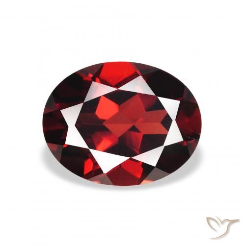 2.31ct Natural Rojo sangre intenso Granate almandino, Ovalada, VS