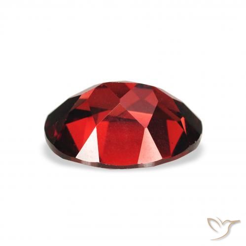 Granate almandino Rojo oscuro natural de 2.30 ct, Ovalada, VS