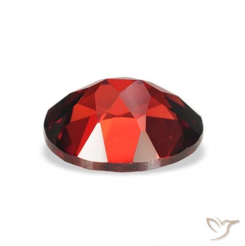 Granate almandino Rojo oscuro natural de 2.46 ct, Ovalada, VS