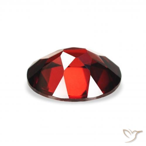 Granate almandino Rojo oscuro natural de 2.13 ct, Ovalada, VS