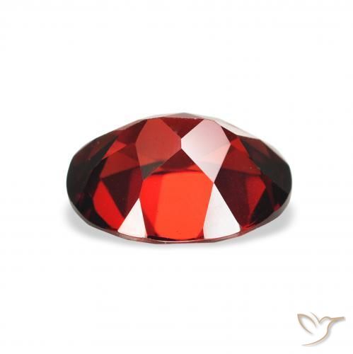 Granate almandino Rojo oscuro natural de 2.32 ct, Ovalada, VS