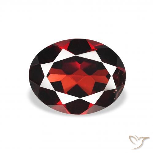 1.81ct Natural Rojo sangre intenso Granate almandino, Ovalada, VS