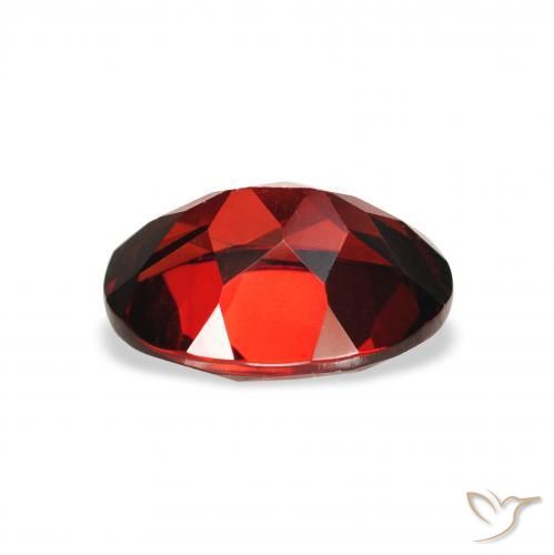 Granate almandino Rojo oscuro natural de 2.23 ct, Ovalada, VS