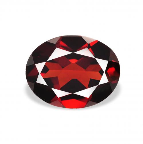 2.22ct Natural Rojo oscuro Granate almandino, Ovalada, VVS-VS