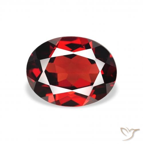 1.94ct Natural Rojo oscuro Granate almandino, Ovalada, VVS-VS