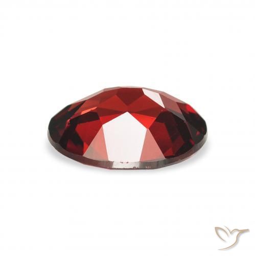 Granate almandino Rojo oscuro natural de 1.94 ct, Ovalada, VVS-VS