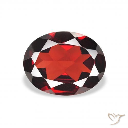 1.88ct Natural Rojo sangre intenso Granate almandino, Ovalada, VVS-VS