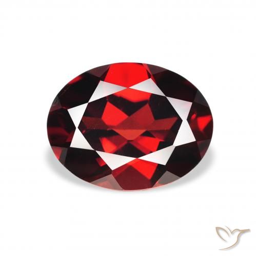 2.44ct Natural Rojo oscuro Granate almandino, Ovalada, VS
