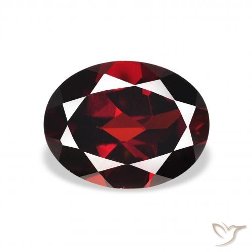 2.05ct Natural Rojo oscuro Granate almandino, Ovalada, VVS-VS