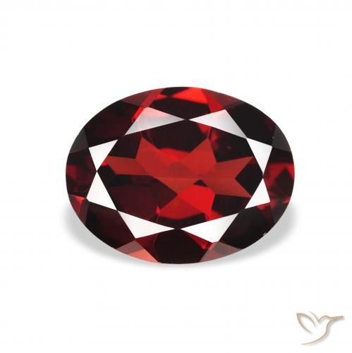 2.05ct Natural Rojo oscuro Granate almandino, Ovalada, VVS-VS
