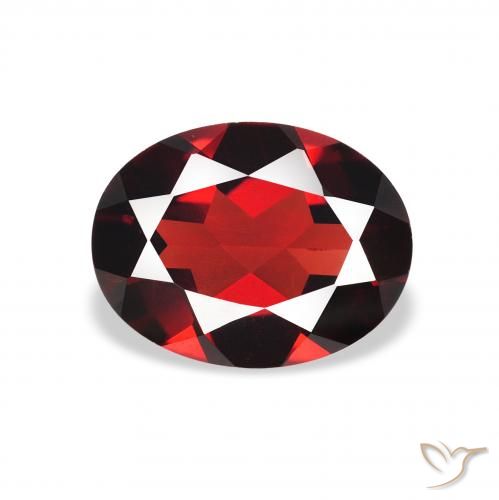 1.92ct Natural Rojo sangre intenso Granate almandino, Ovalada, VS