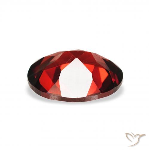 Granate almandino Rojo oscuro natural de 2.09 ct, Ovalada, VS