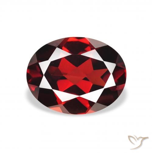 2.15ct Natural Rojo sangre intenso Granate almandino, Ovalada, VS