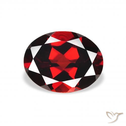 1.94ct Natural Rojo sangre intenso Granate almandino, Ovalada, VS