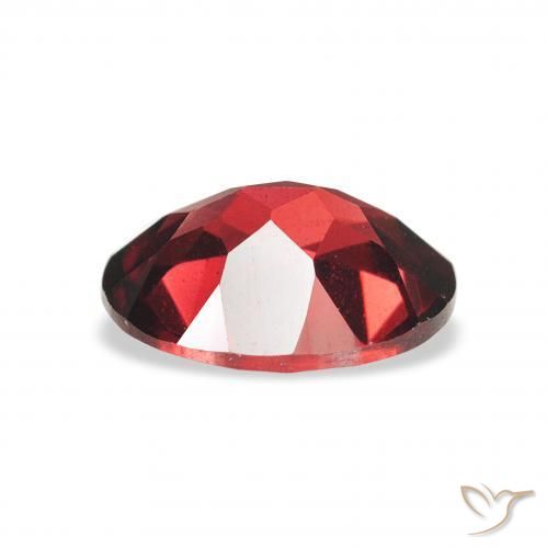 Granate almandino Rojo oscuro natural de 2.27 ct, Ovalada, VVS-VS