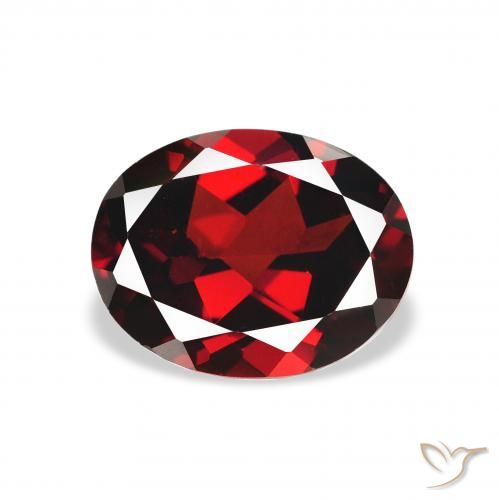 2.35ct Natural Rojo sangre intenso Granate almandino, Ovalada, VVS-VS
