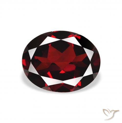 2.21ct Natural Rojo sangre intenso Granate almandino, Ovalada, VVS-VS