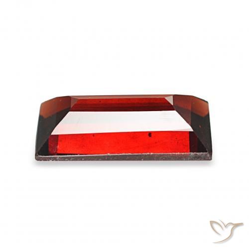 Granate almandino Rojo sangría natural de 1.85 ct, Corte Baguette, VS